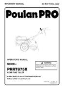 Poulan PRRT875X User Manual